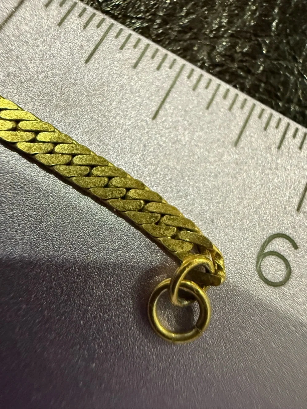 Vintage Monet Flat Chain Necklace - Gold Tone